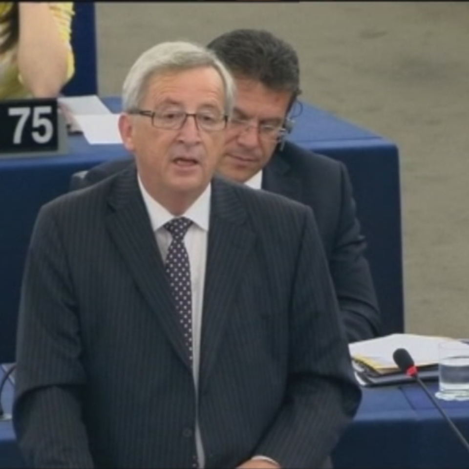 Jean-Claude Juncker Europako Batzordeko presidentea. EiTB