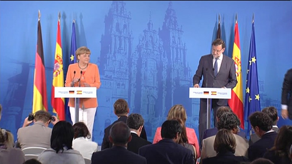 Merkel subraya la mejoría de España gracias a las reformas de Rajoy