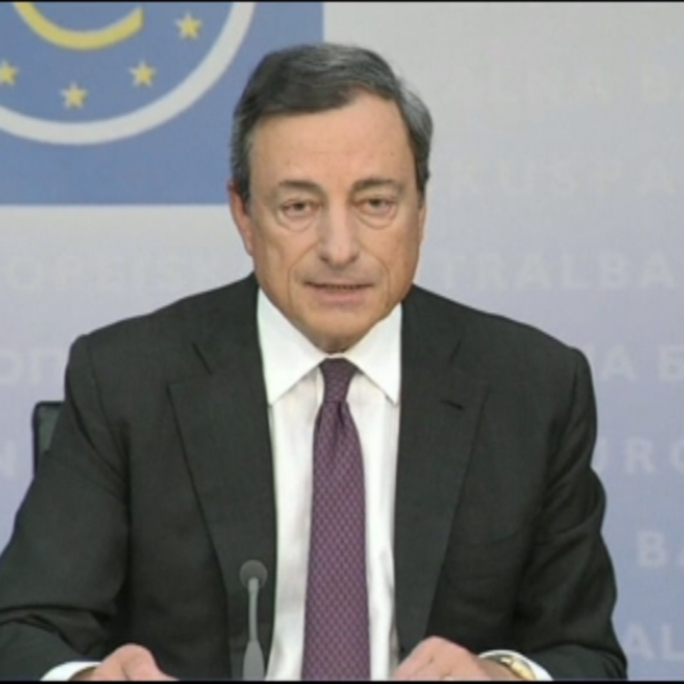 Mario Draghi EBZren presidentea.