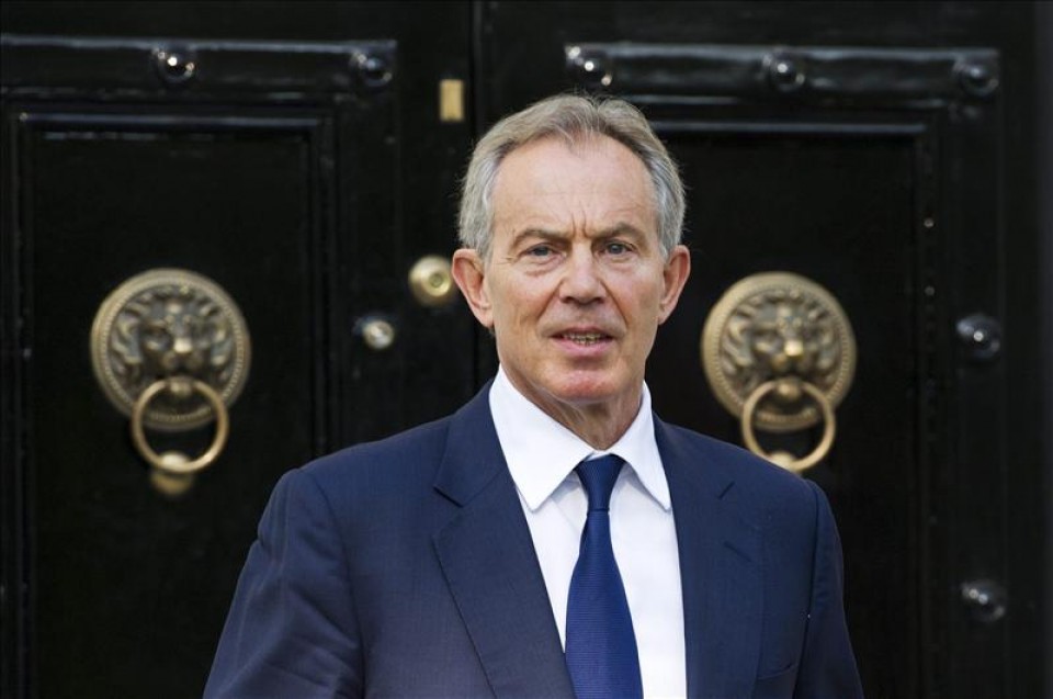 Tony Blair Britainia Handiko lehen ministro ohia.
