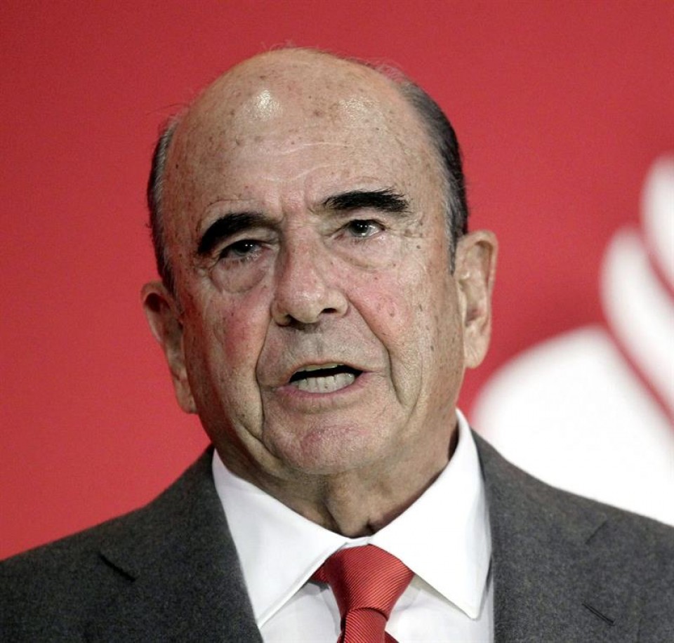 El que fuera presidente del Banco Santander, Emilio Botín. EFE