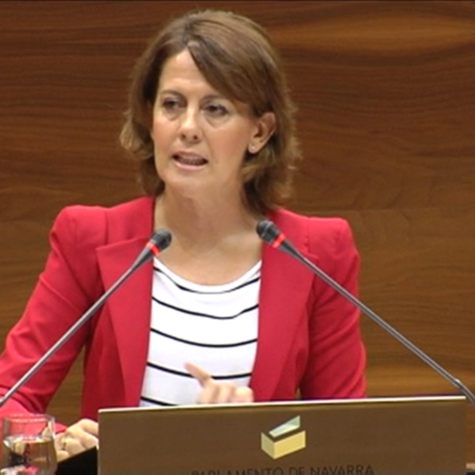 Yolanda Barcina, presidenta del Gobierno de Navarra. Imagen de archivo: EiTB