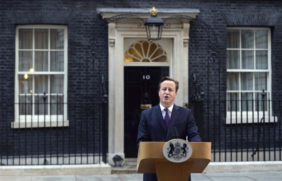 David Cameron Erresuma Batuko lehen ministroa. Artxiboko irudia: EFE