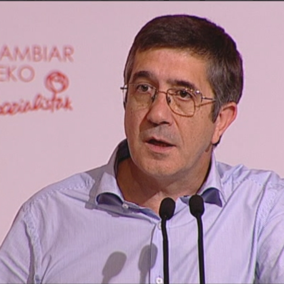 El secretario de Acción Política, Ciudadanía y Libertades del PSOE, Patxi López. EiTB