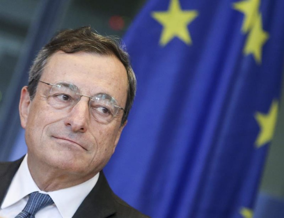 Mario Draghi, Europako Banku Zentralaren presidentea. Artxiboko irudia: EFE