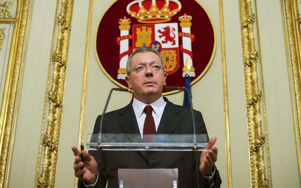 El exministro de Justicia Alberto Ruiz Gallardón. Imagen de archivo: EFE