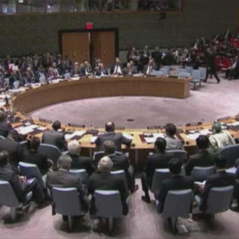 Imagen de archivo de una reunión de la ONU. Foto: EFE