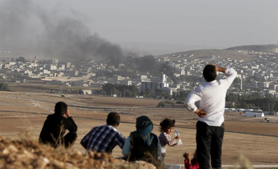 Estados Unidos ha bombardeado puestos del EI cerca de Kobani