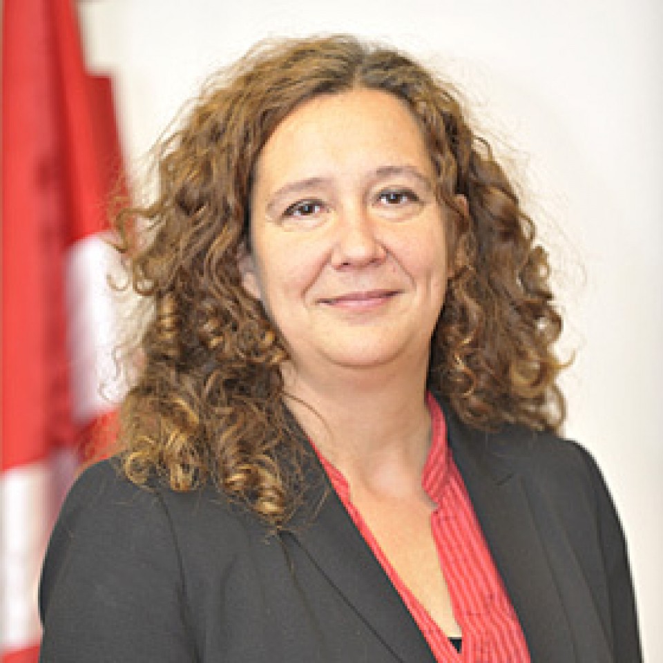 La directora de Víctimas y Derechos Humanos del Gobierno Vasco, Monika Hernando. EiTB