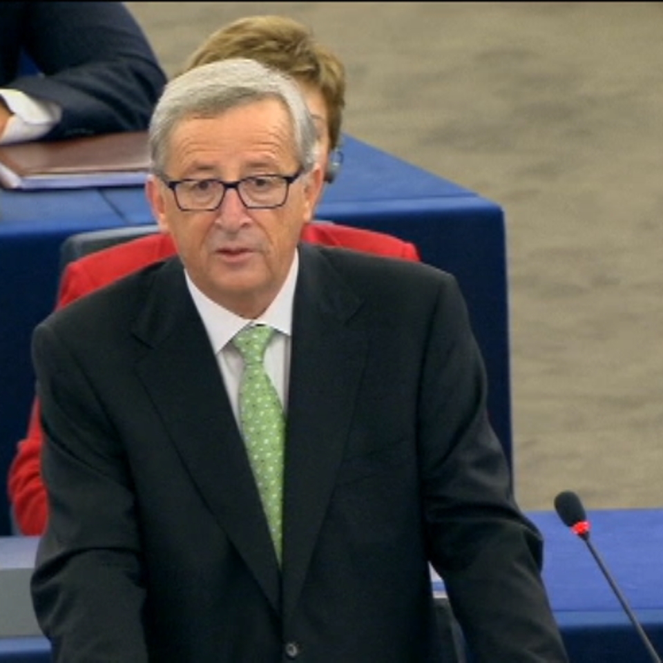 Jean-Claude Juncker Europako Batzordeko presidentea. EiTB