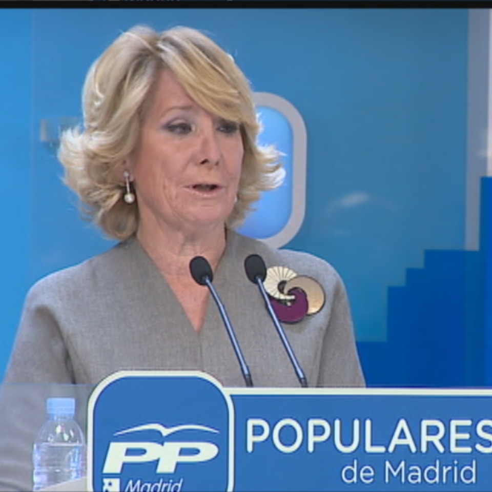Esperanza Aguirre. Argazkia: EFE