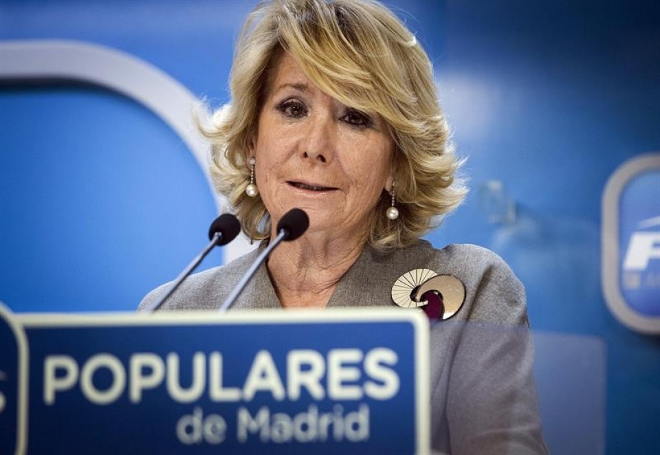 Esperanza Aguirre. Argazkia: EFE