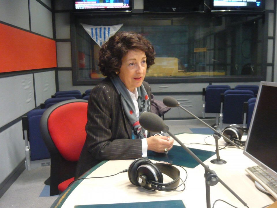 Alicia Ruiz de Infante. Artxiboko argazkia: Radio Vitoria