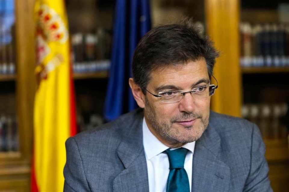 Rafael Catalá, ministro de Justicia. EFE. 
