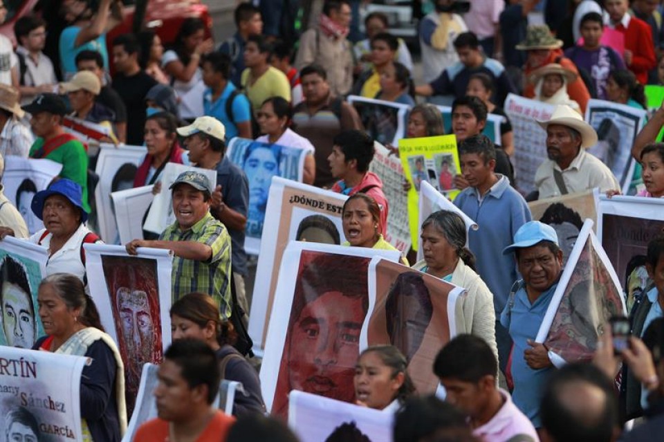 Manifestación estudiantes Iguala EFE