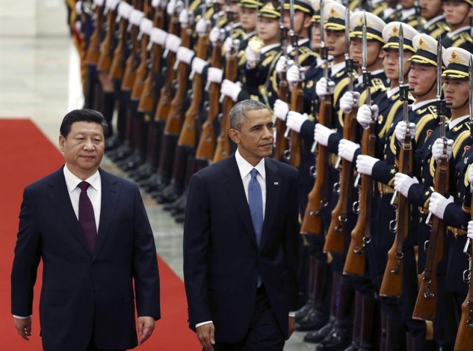 Barack Obama y Xi Jinping. EFE.