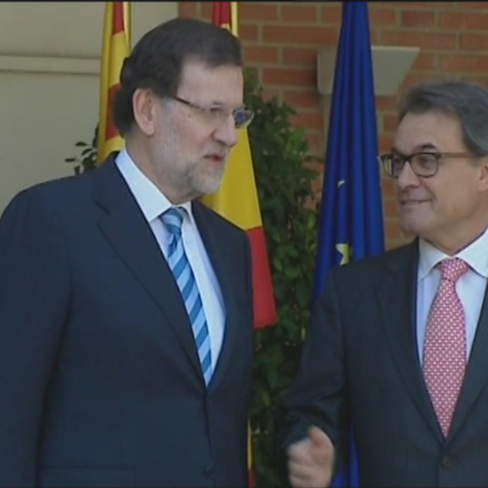 Mariano Rajoy eta Artur Mas. EiTB