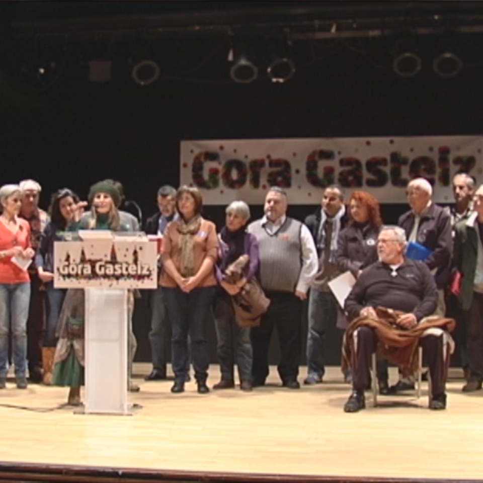 Gora Gasteiz:'Somos el antídoto contra los impulsores del odio racial'