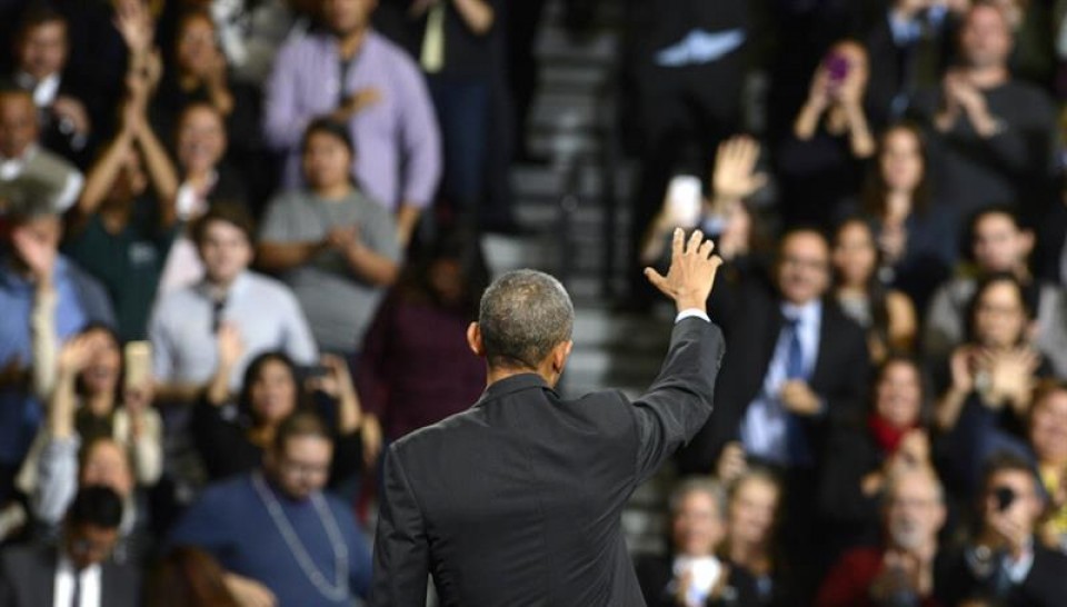Obama, en un acto político reciente. Foto: EFE