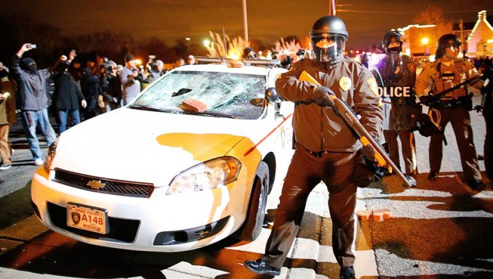 Disturbios en EE. UU. tras la no imputación del policía de Ferguson