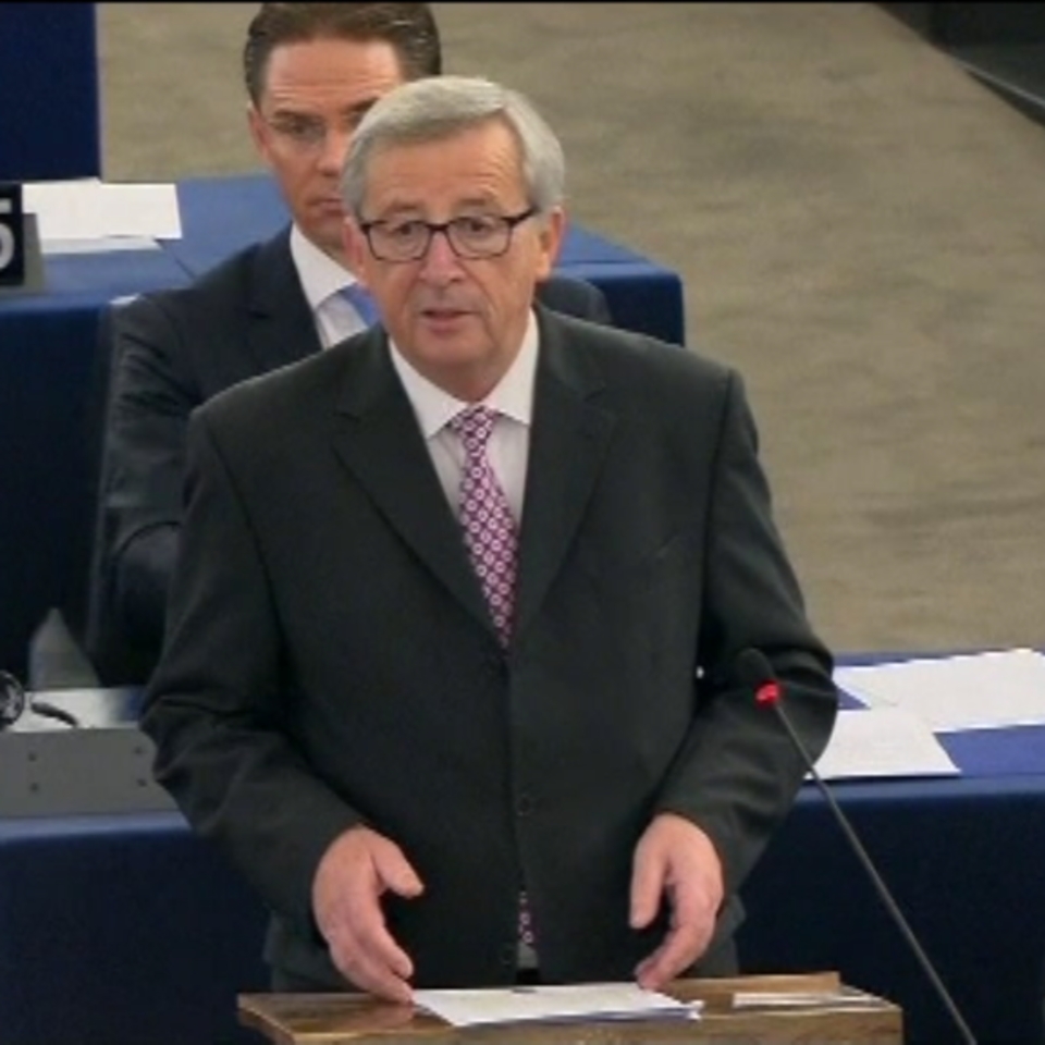 Jean Claude Juncker Europako Batzordeko presidentea.