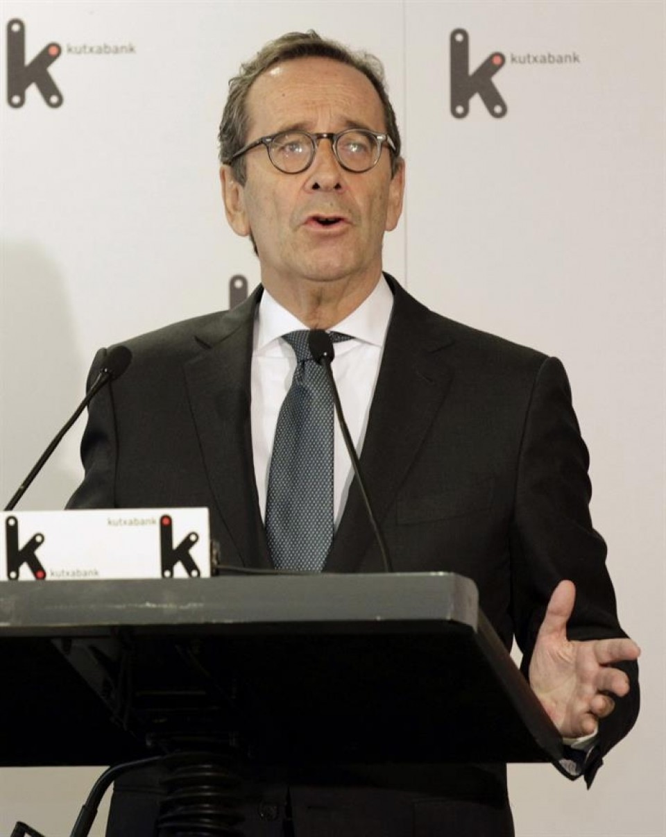Gregorio Villalabeitia, presidente de Kutxabank. 