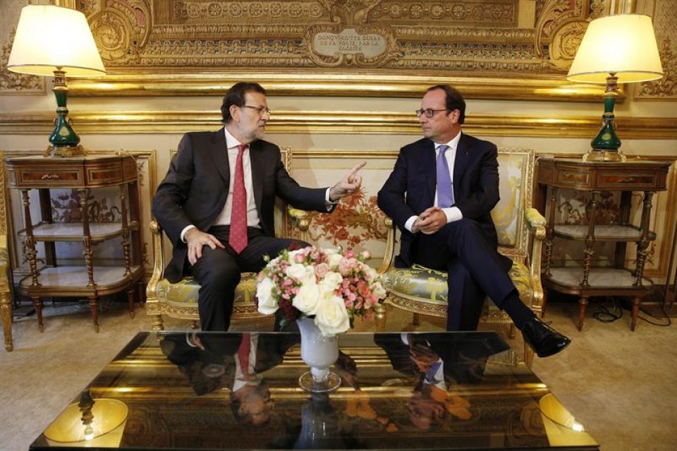 Mariano Rajoy eta François Hollande. Argazkia: EFE