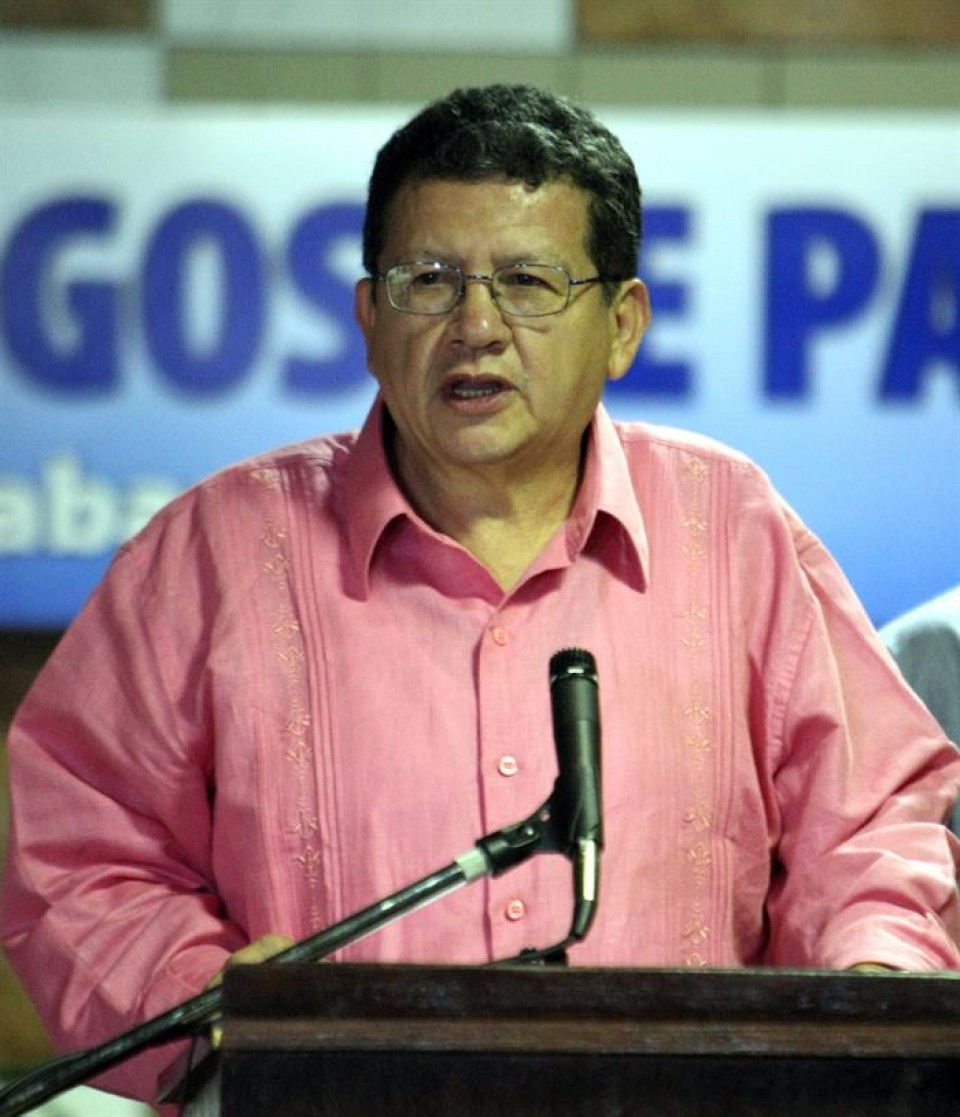 El representante de las FARC, Jorge Torres Victoria, alias 'Pablo Catatumbo'.