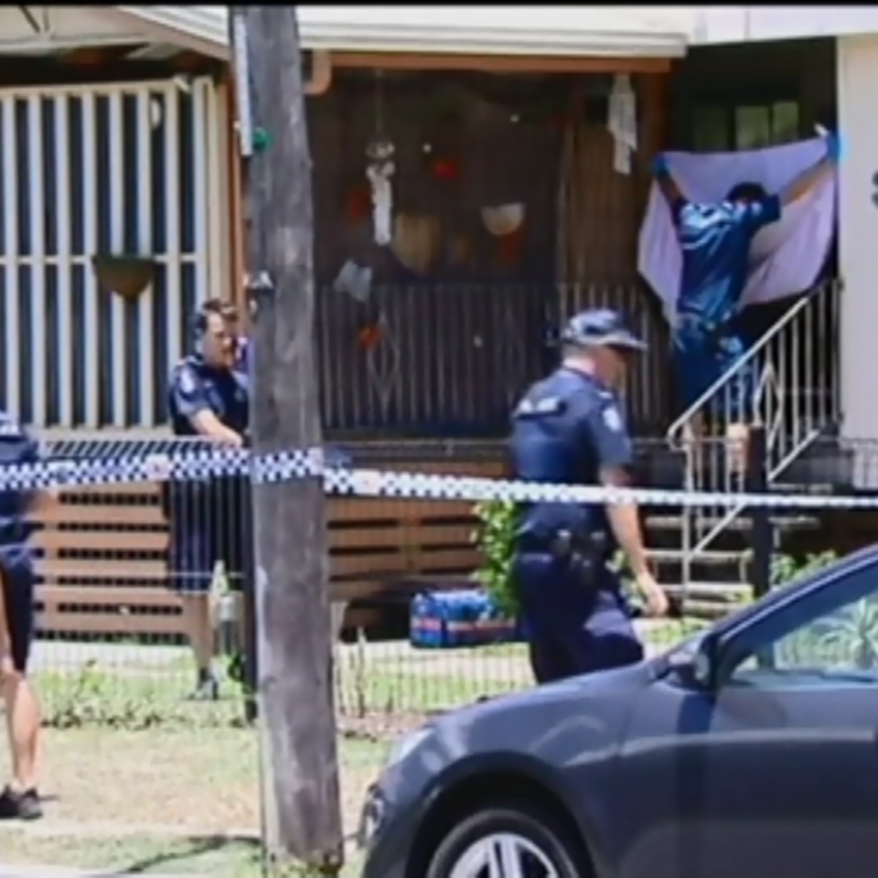 La Policía corta el paso en el lugar donde han hallado los cadáveres en Australia.