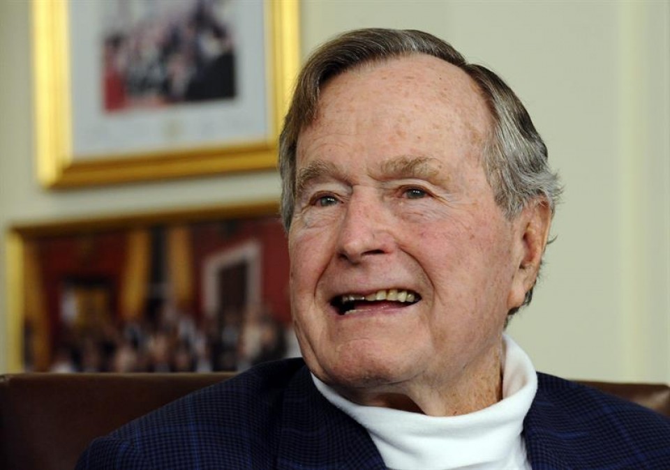 George H.W Bush. Foto: EFE.