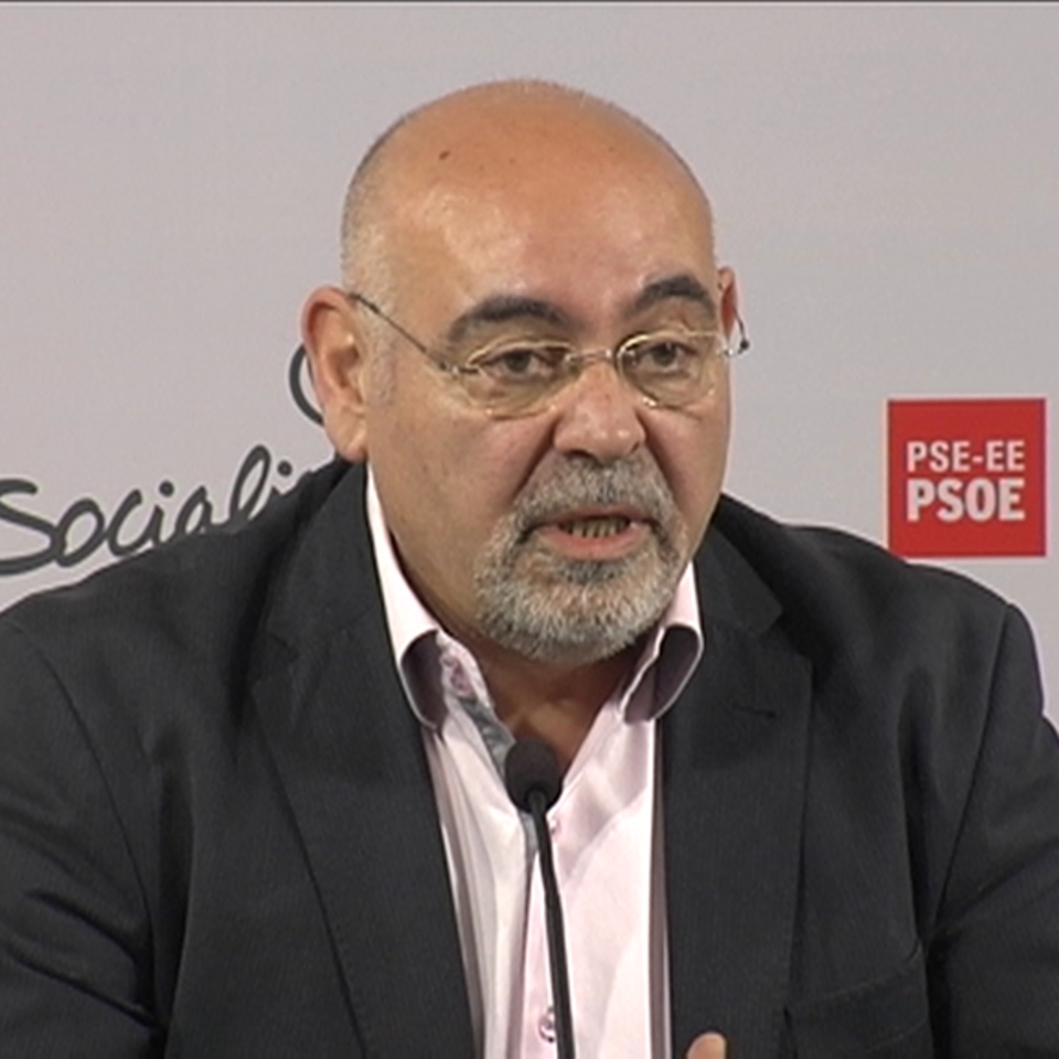 El portavoz del PSE, José Antonio Pastor. EiTB