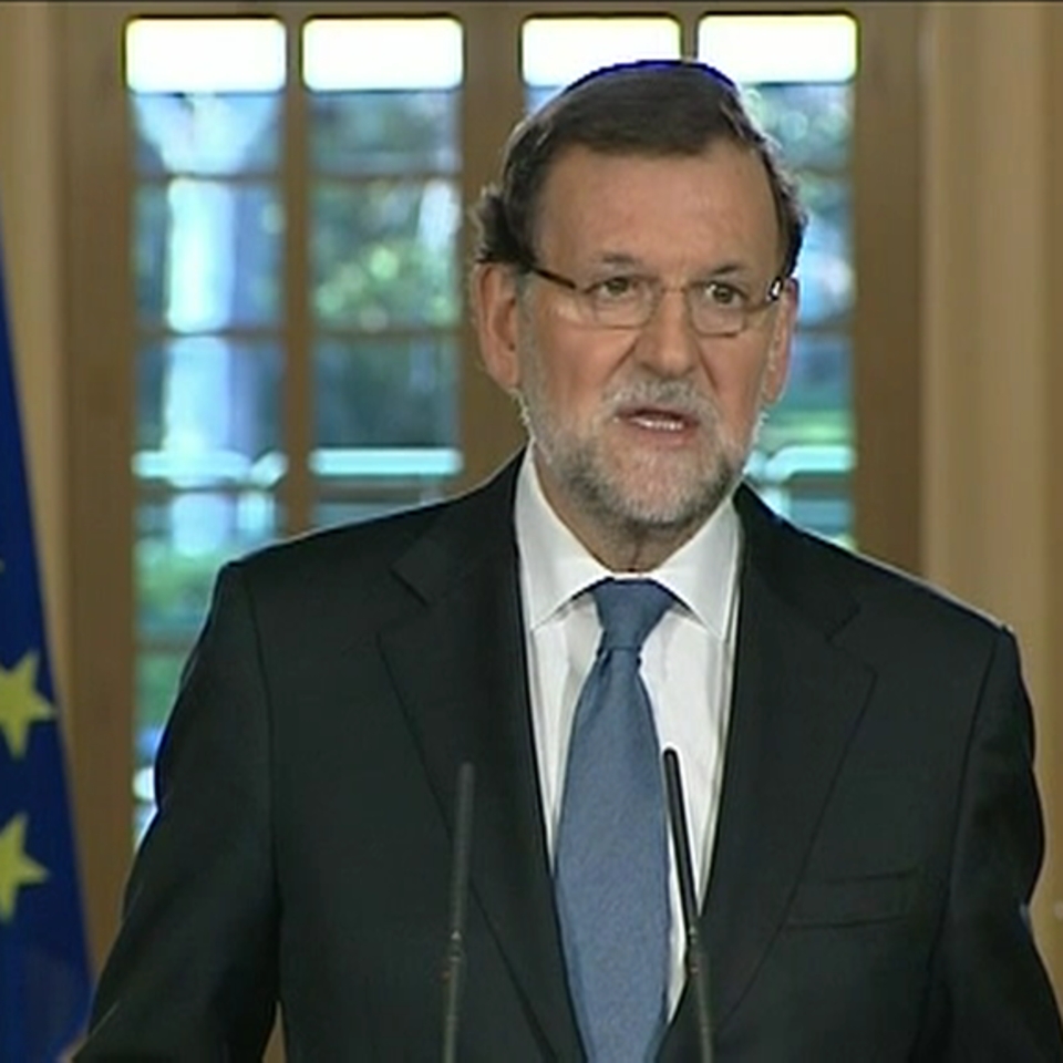 Mariano Rajoy, presidente de España. 