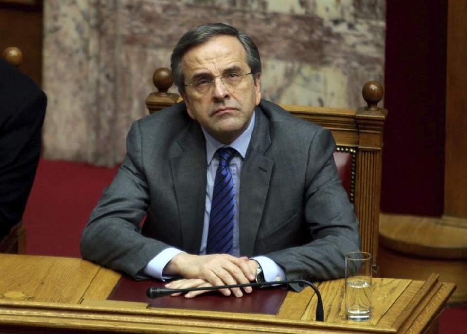 Antonis Samaras Greziako lehen ministro ohia. EFE