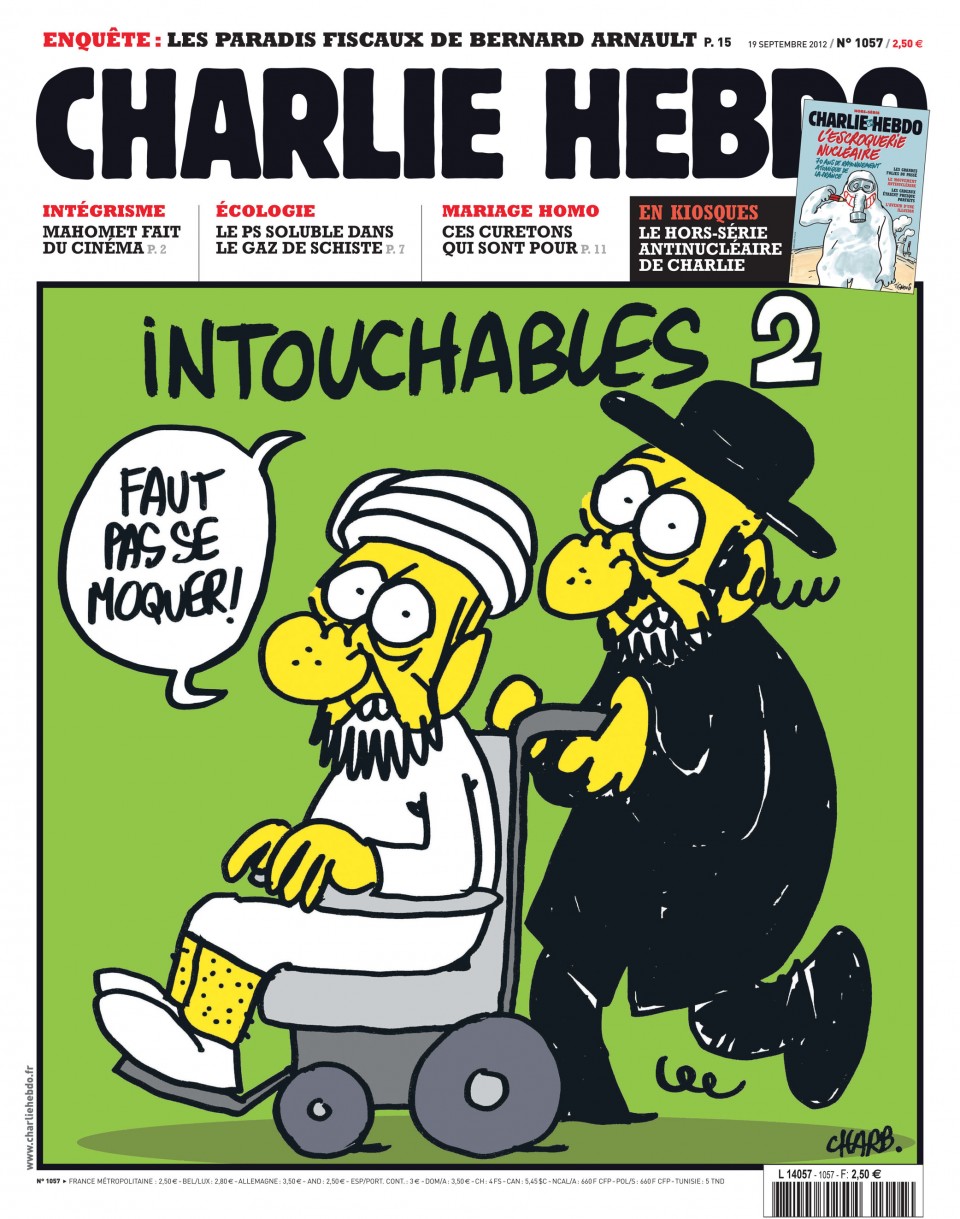 'Charlie Hebdo'ren azala.