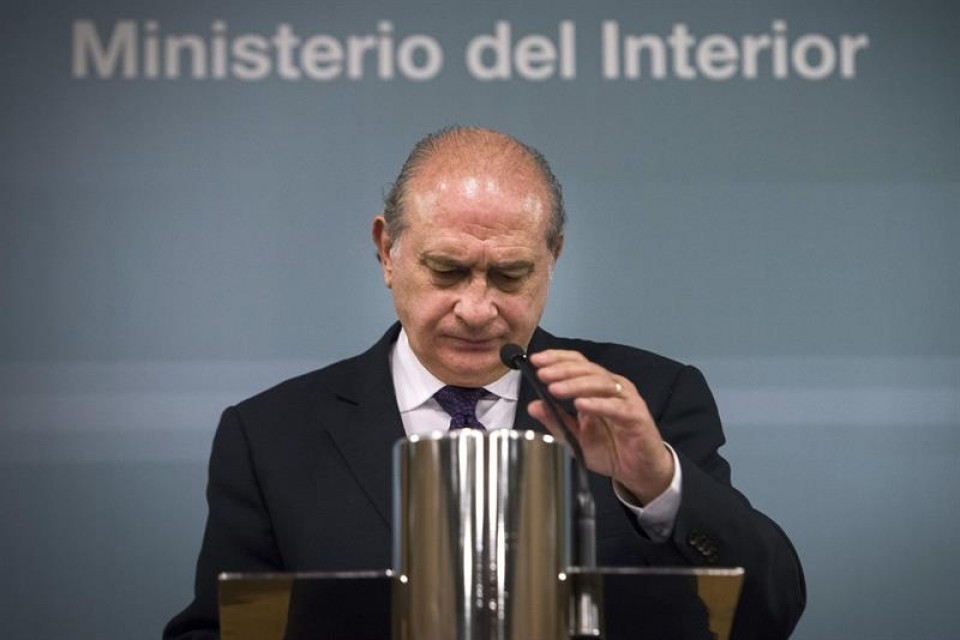 Jorge Fernandez Diaz Espainiako Barne ministroa. Argazkia: EFE