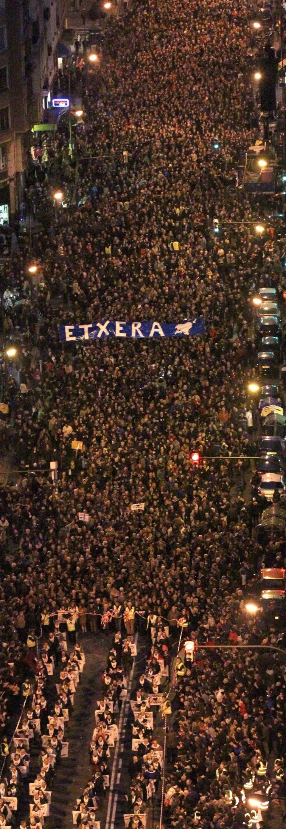 Manifestación de Sare de enero de 2015. EFE