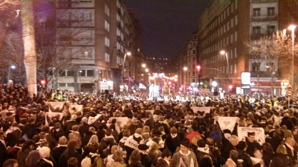 Manifestación Sare Bilbao
