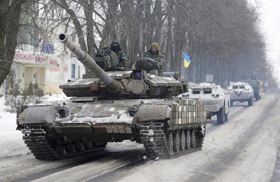 Escalada de violencia en los últimos días en Donetsk, Ucrania. Foto: EFE