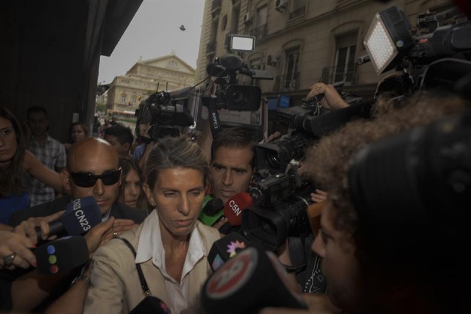 Sandra Arroyo Salgado, Alberto Nisman Argentinako fiskalaren emazte ohia. Argazkia: EFE