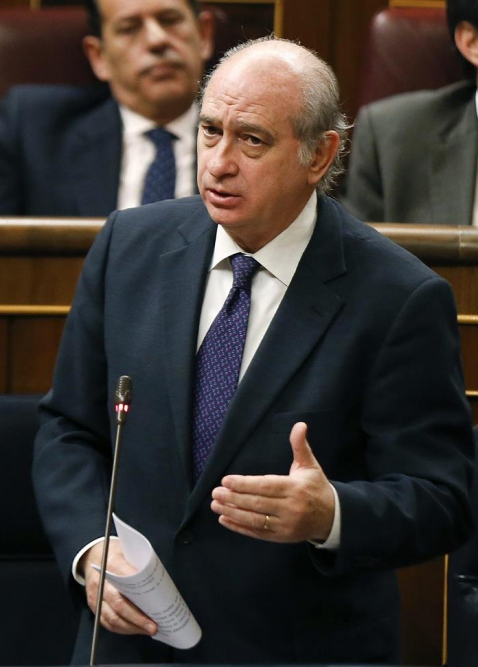 Jorge Fernandez Diaz Espainiako Barne ministroa. Argazkia: EFE