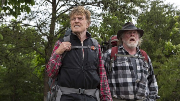 Robert Redford eta Nick Nolte, 'A walk into the woods' filmean. Argazkia: Sundance Institutua. 