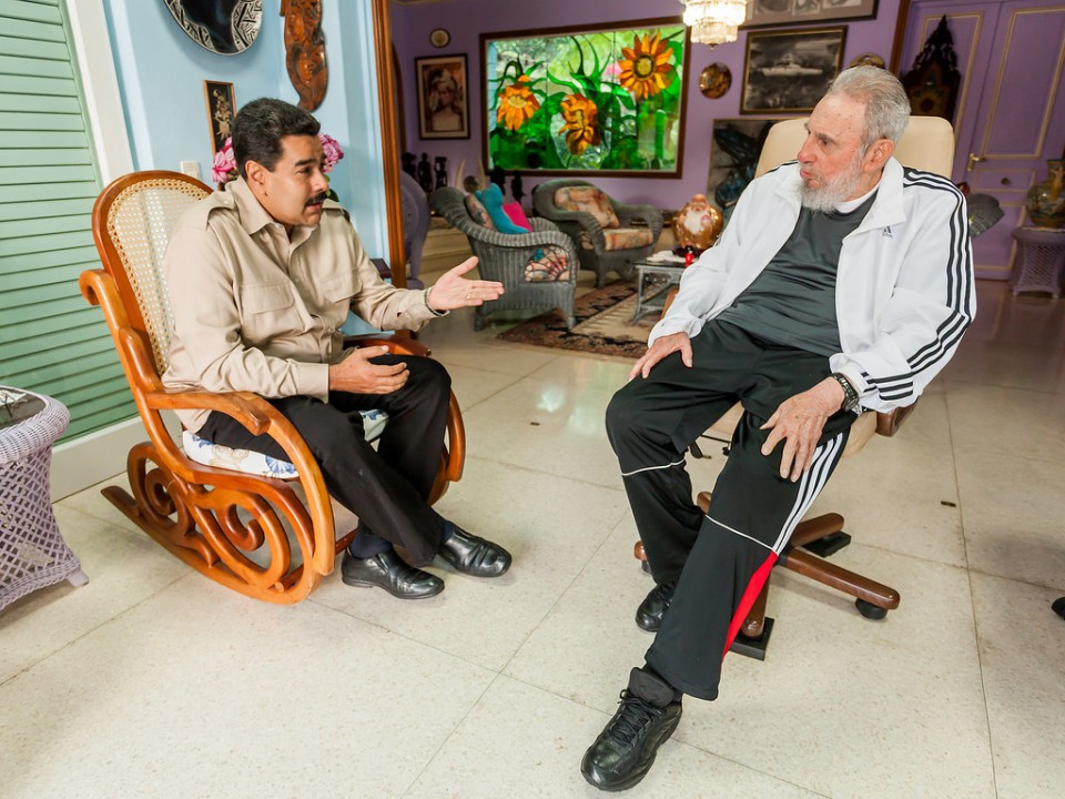 Maduro y Castro, el año pasado en una reunión. Foto: cubadebate