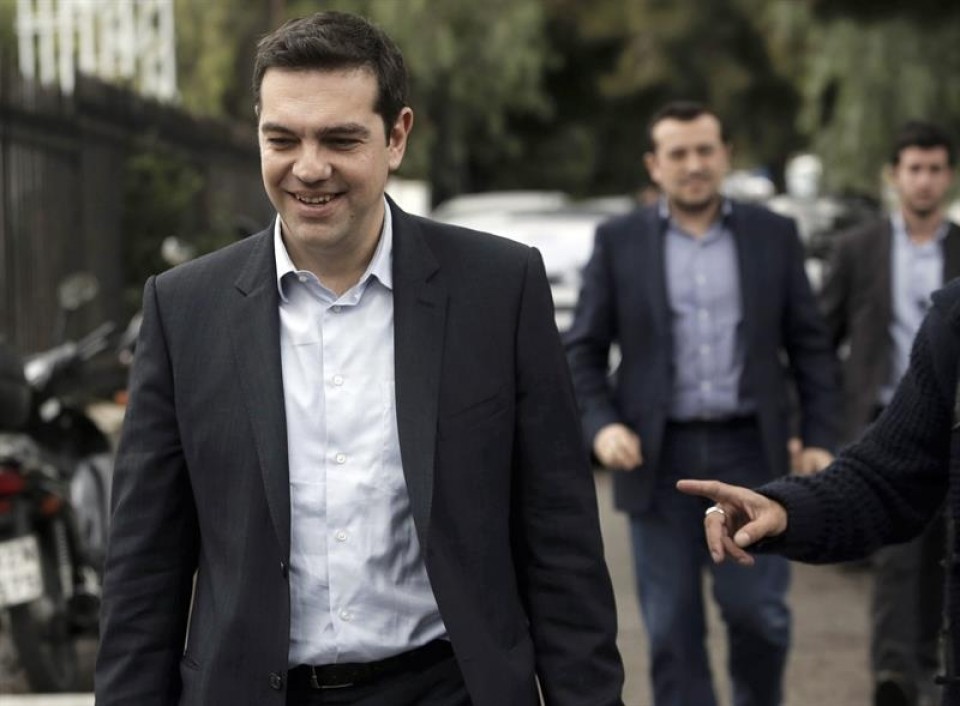 Alexis Tsipras Syrizako burua. Argazkia: EFE