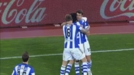En el derbi guipuzcoano la Real superó al Eibar con gol de Prieto