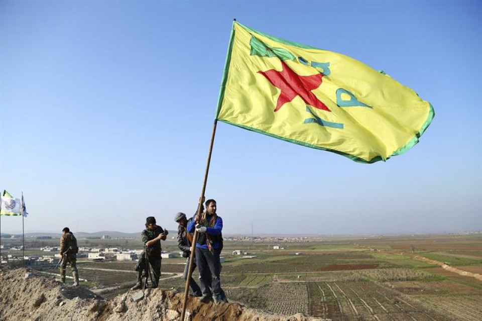 Los kurdos celebran la victoria en Kobani.