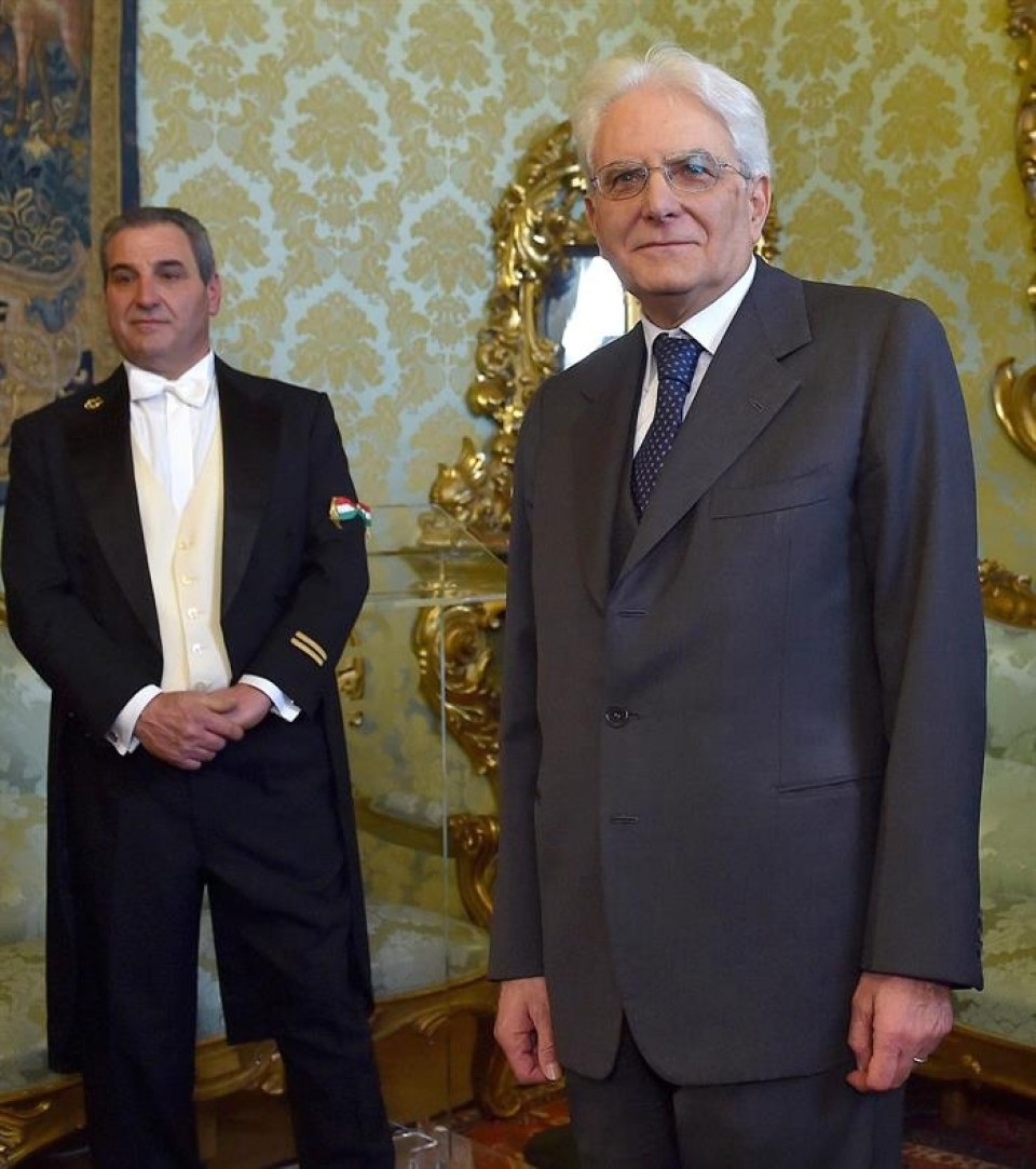 Sergio Mattarella, Italiako presidentea. Argazkia: EFE