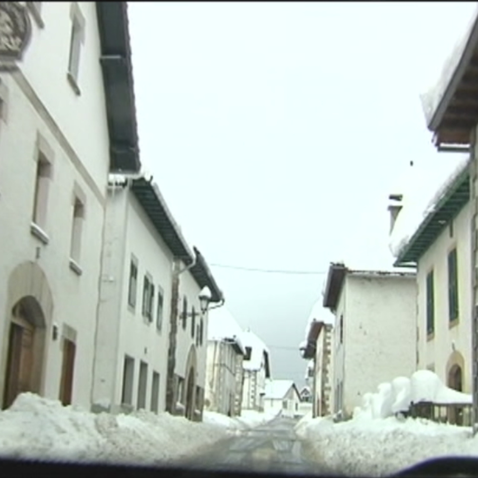 3.000 hogares de Navarra, sin suministro eléctrico a causa de la nieve