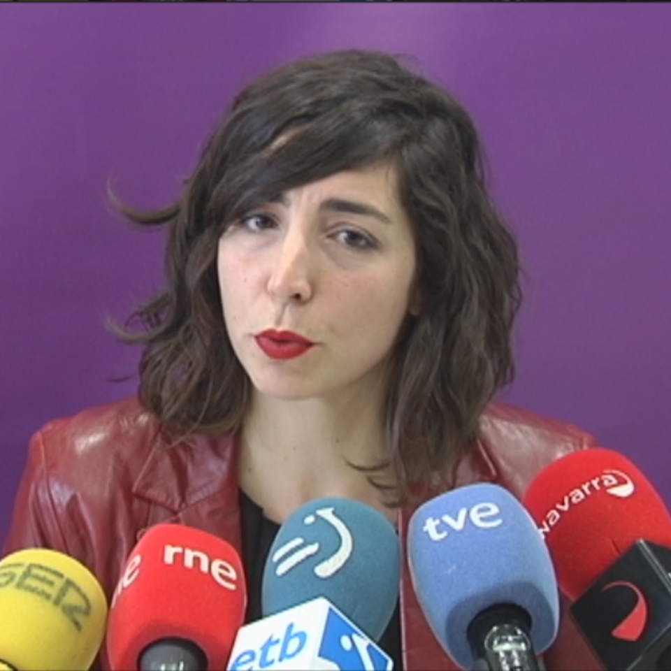 Laura Pérez, 'a por todas', con un Podemos Navarra 'imparable'