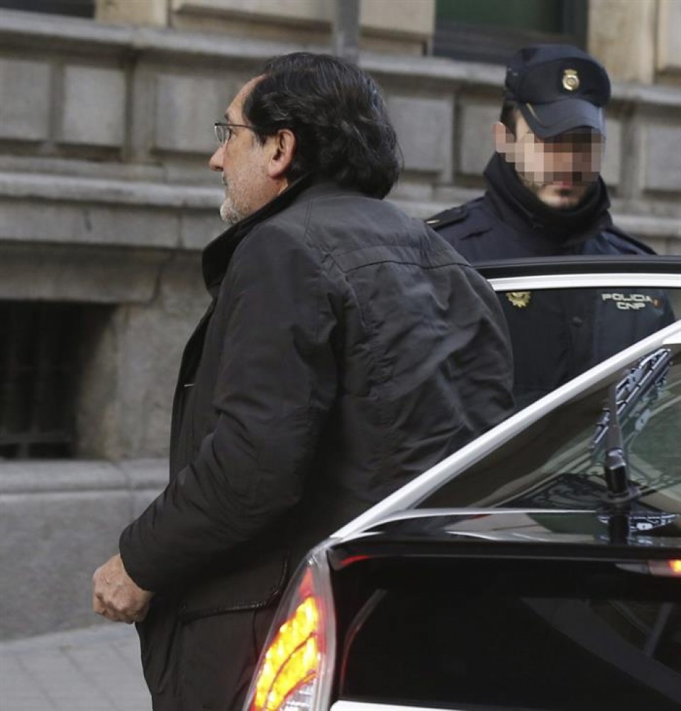 El exconsejero de Caja Madrid, José Antonio Moral Santín, a su llegada a la Audiencia Nacional. EFE