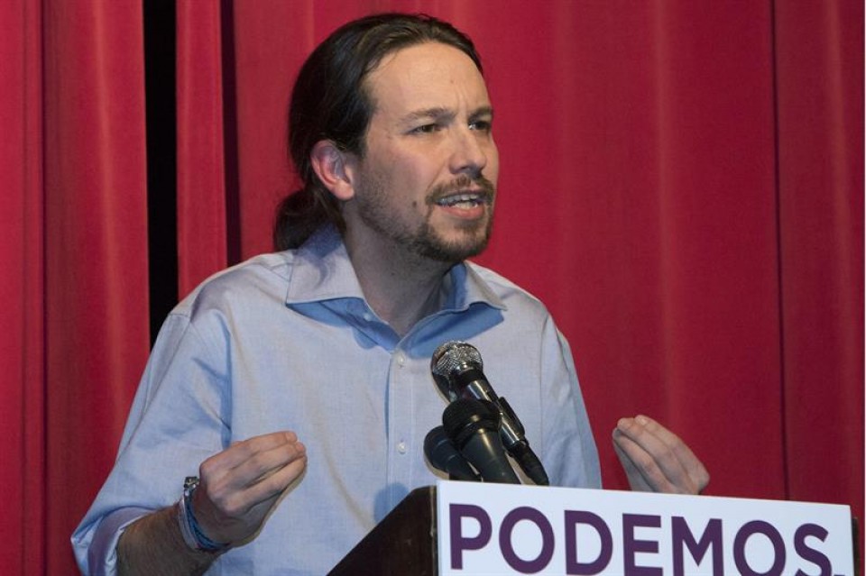 Pablo Iglesias Podemosen idazkari nagusia.
